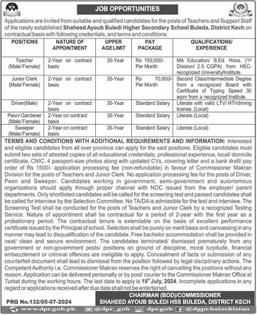 Directorate Public Relations School Latest Jobs in 2024