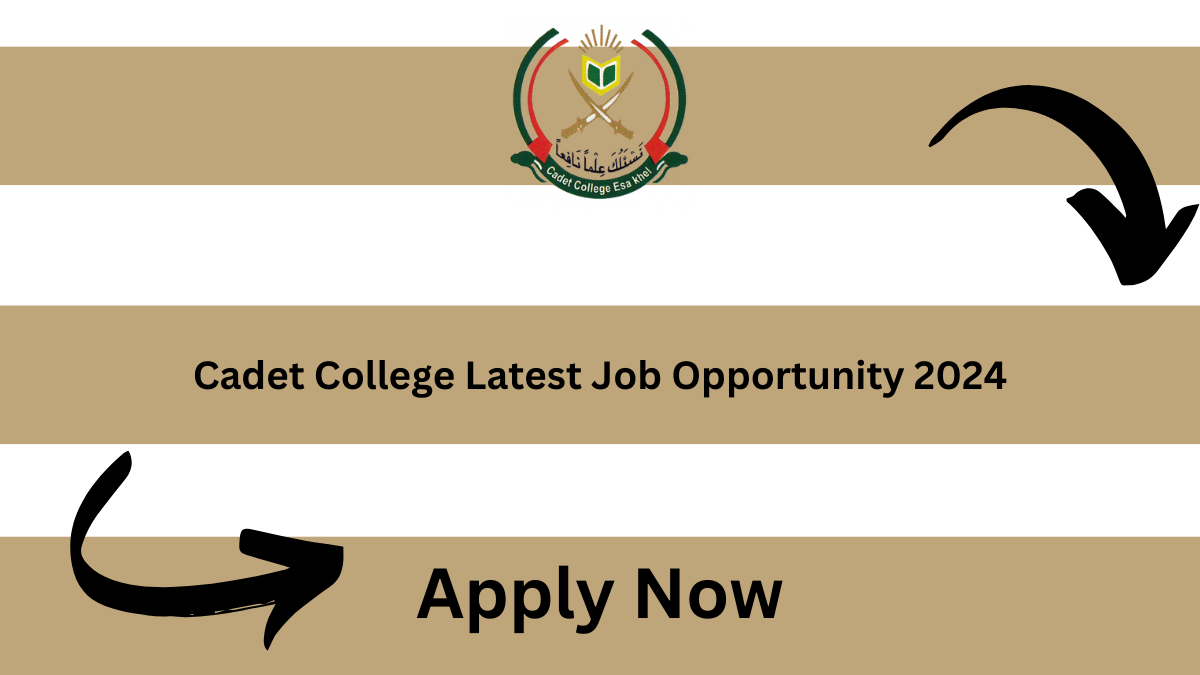 Cadet College Latest Job Opportunity 2024