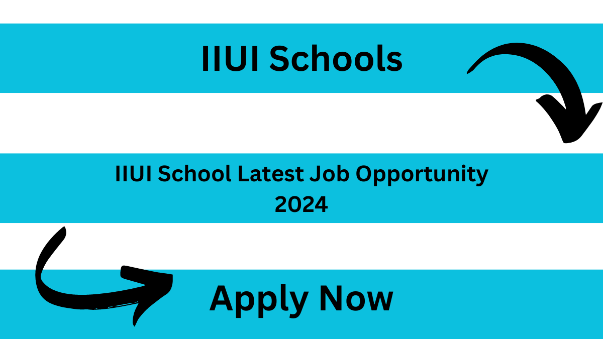 IIUI School Latest Job Opportunity 2024